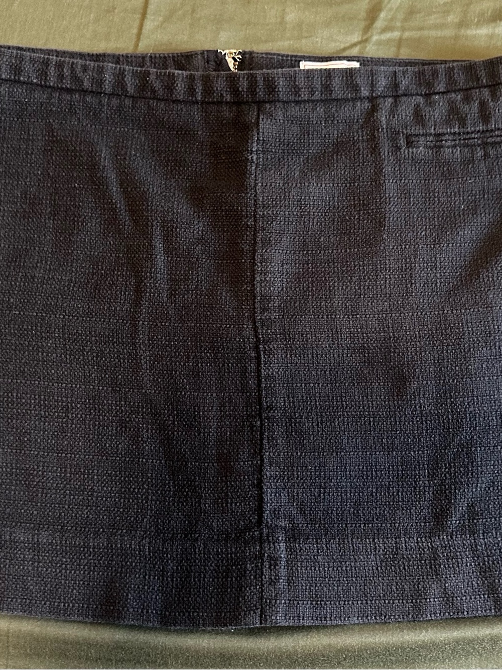GAP Black Textured Knit Skirt